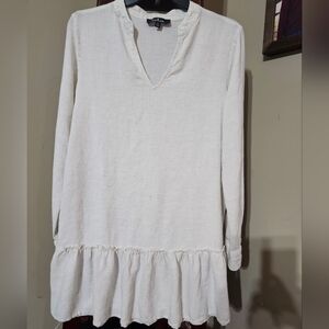 Lulu's Cream Tunic Top